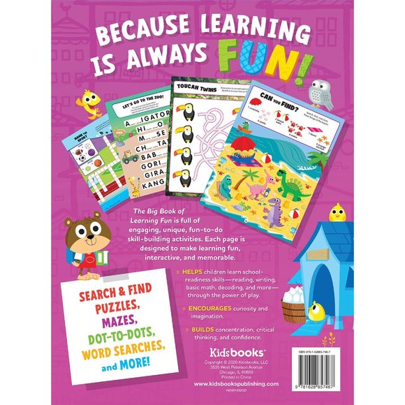 Big Book of Learning Fun -Grade 1 -  by Kidsbooks BRAND NEW - Picture 2 of 3
